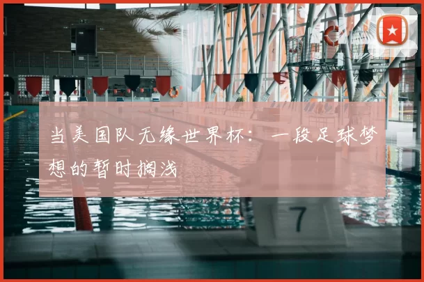 当美国队无缘世界杯：一段足球梦想的暂时搁浅